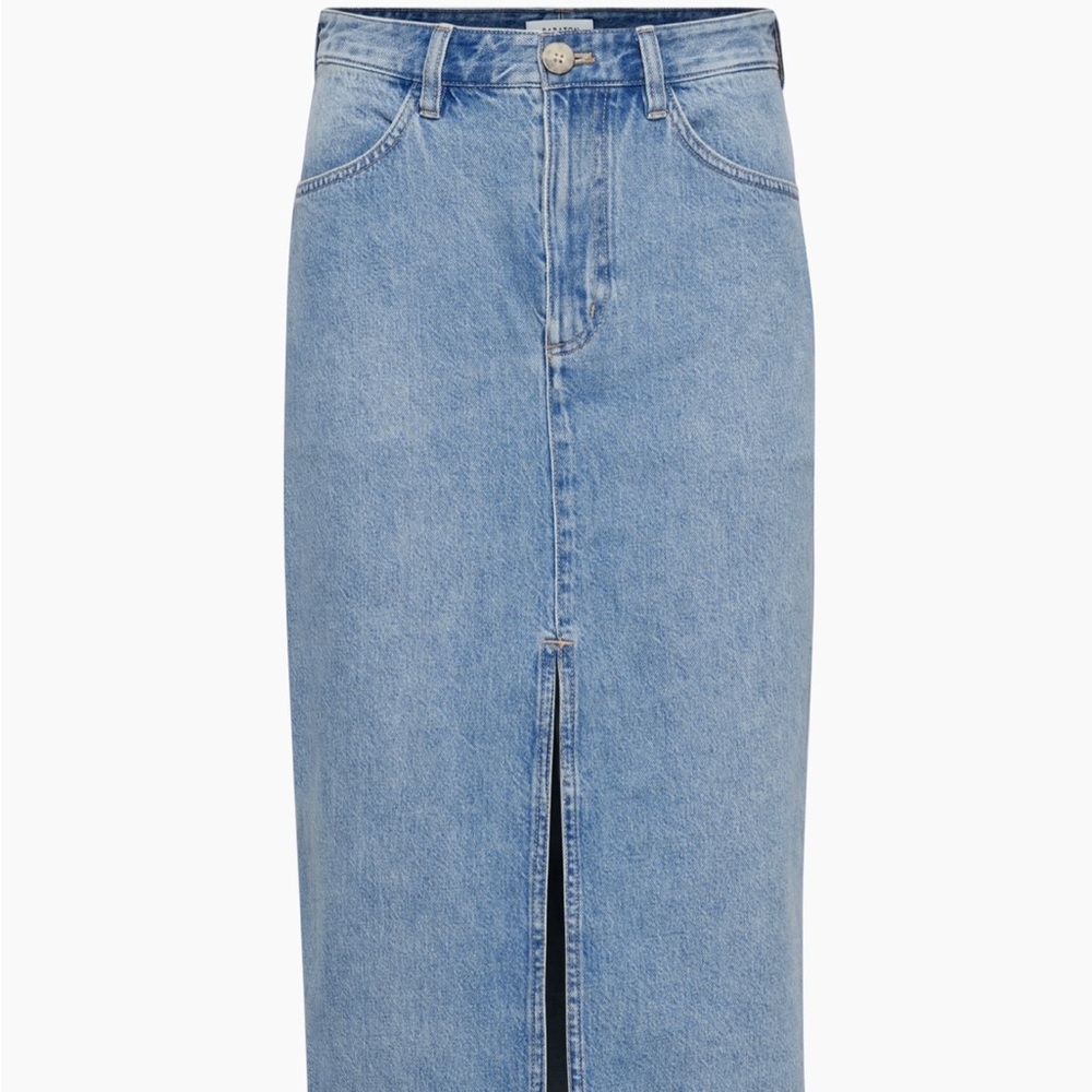 NWT - Babaton Prosper Jean Skirt - Picture 6 of 8
